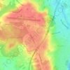 Mappa topografica Terrefort, altitudine, rilievo