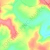 Mappa topografica Nandur, altitudine, rilievo