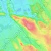 Mappa topografica Berg, altitudine, rilievo