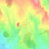 Mappa topografica Nuraxi Figus, altitudine, rilievo