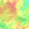 Mappa topografica Chancellorsville, altitudine, rilievo