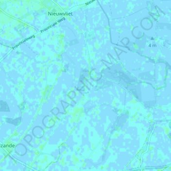 Mappa topografica Marolleput, altitudine, rilievo