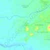 Mappa topografica El Carbon, altitudine, rilievo