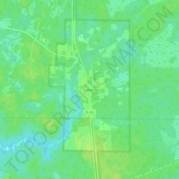 Mappa topografica Sumatra, altitudine, rilievo