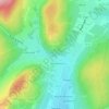 Mappa topografica Balme de Rochebin, altitudine, rilievo