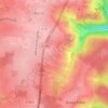 Mappa topografica Le Grand Hongreaux, altitudine, rilievo