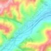 Mappa topografica Macine, altitudine, rilievo