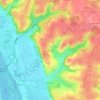 Mappa topografica Manière, altitudine, rilievo