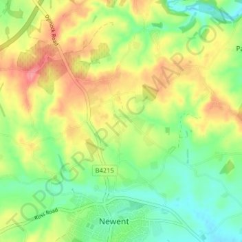 Mappa topografica The Scarr, altitudine, rilievo