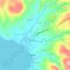 Mappa topografica Magapi, altitudine, rilievo