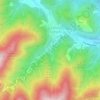 Mappa topografica Camellietum Compitese, altitudine, rilievo