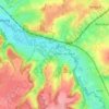 Mappa topografica Strucht, altitudine, rilievo