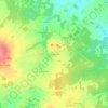 Mappa topografica Chez Bourrier, altitudine, rilievo