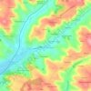 Mappa topografica Bellile, altitudine, rilievo