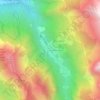 Mappa topografica La Murette, altitudine, rilievo