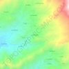 Mappa topografica Las Monjitas, altitudine, rilievo