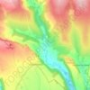 Mappa topografica Lowna, altitudine, rilievo