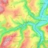 Mappa topografica Landesgrenze, altitudine, rilievo