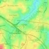 Mappa topografica Hay Mills, altitudine, rilievo