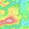 Mappa topografica Reignat, altitudine, rilievo