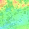 Mappa topografica Eversley, altitudine, rilievo