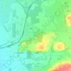 Mappa topografica Les Chênes, altitudine, rilievo