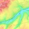 Mappa topografica Les Vautioux, altitudine, rilievo