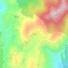 Mappa topografica Bisinao, altitudine, rilievo