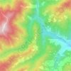 Mappa topografica Castel Castagnaio, altitudine, rilievo