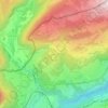 Mappa topografica Le Bugnon, altitudine, rilievo