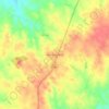 Mappa topografica Aldeia dos Palheiros, altitudine, rilievo