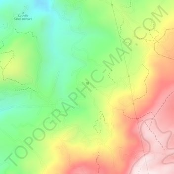 Mappa topografica MORCA, altitudine, rilievo