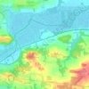 Mappa topografica La Provotais, altitudine, rilievo