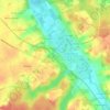 Mappa topografica Saint-Sulpice, altitudine, rilievo