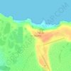 Mappa topografica Fort Churchill, altitudine, rilievo