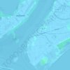 Mappa topografica Punta Sabbioni, altitudine, rilievo