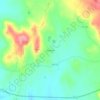 Mappa topografica Almojanda, altitudine, rilievo