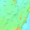 Mappa topografica Kishangarh Bas, altitudine, rilievo