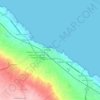 Mappa topografica Polignano a Mare, altitudine, rilievo