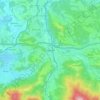 Mappa topografica Siegsdorf, altitudine, rilievo