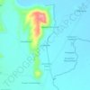 Mappa topografica Santa Ama, altitudine, rilievo