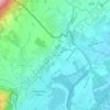 Mappa topografica Vésenex, altitudine, rilievo
