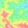 Mappa topografica Votigno, altitudine, rilievo