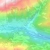 Mappa topografica Valle, altitudine, rilievo