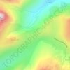 Mappa topografica Col du Glandon, altitudine, rilievo