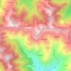 Mappa topografica Kanatal, altitudine, rilievo