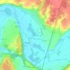 Mappa topografica Les Rocheuses, altitudine, rilievo
