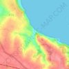 Mappa topografica Moulin de Kerrot, altitudine, rilievo