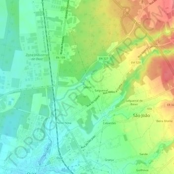 Mappa topografica Sobral, altitudine, rilievo