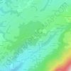 Mappa topografica La Sapinière, altitudine, rilievo